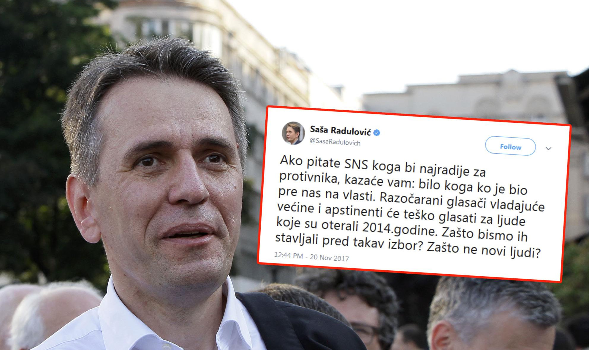 SMEHOTRESNA OPOZICIJA! Radulović poziva građane da ne glasaju za Đilasa i Tadića - NUDI SEBE KAO REŠENJE!